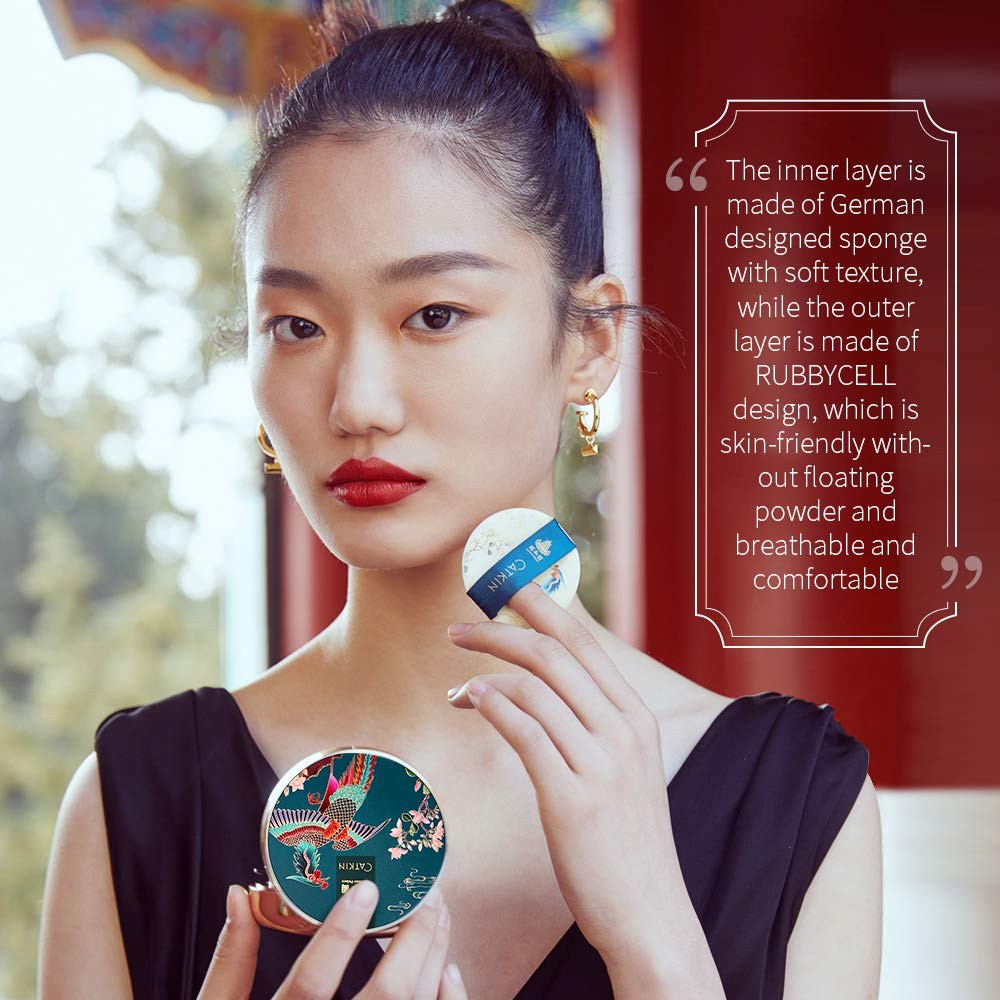 Phấn Nước Bb Catkin Trang điểm Dưỡng Ẩm Che Khuyết Điểm Tự Nhiên Làm Đẹp Cho Nữ 24G + một lõi dự phòng | BigBuy360 - bigbuy360.vn