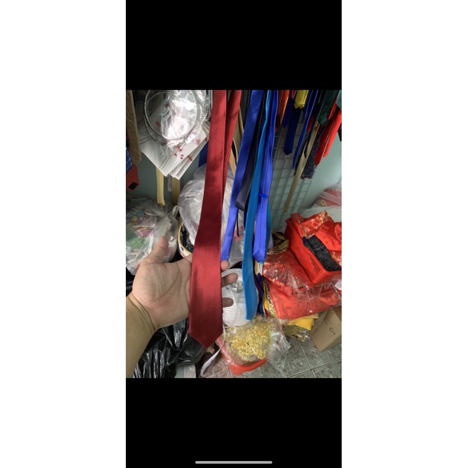 Cà vạt nam dây kéo - cà vạt bản nhỏ 5cm dây kéoTH