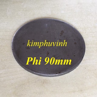 01 cái - phi 90mm bản mã tròn - bản mã đầu cột 90mm