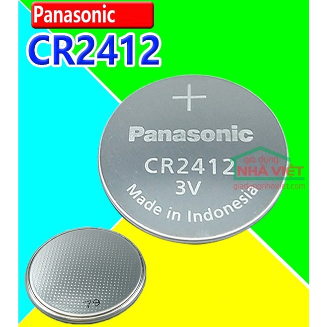 Pin cúc áo Panasonic CR2412