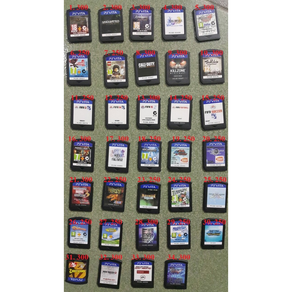Tổng hợp thẻ Card game PS VITA không còn hộp Part 1 | BigBuy360 - bigbuy360.vn