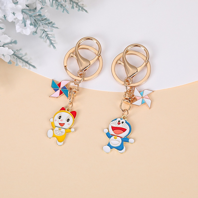 Móc Khóa Kim Loại Hình Doraemon Dễ Thương