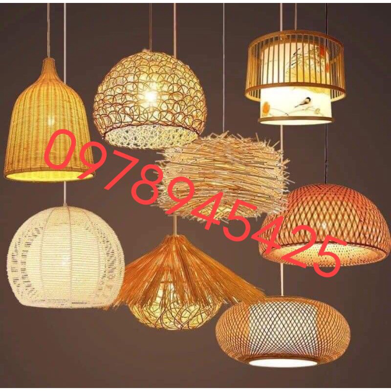 Đèn tre, đèn mây tre, lồng đèn tre giá xưởng sx