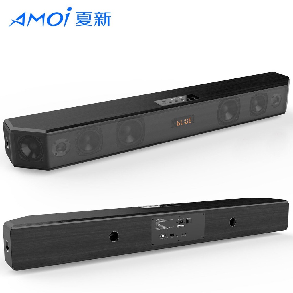 [SALE TẾT] Loa Soundbar 5.1 Bluetooth Hát Karaoke AMOI L9 (Bản Vát Góc) Tặng 02 Micro Không Dây