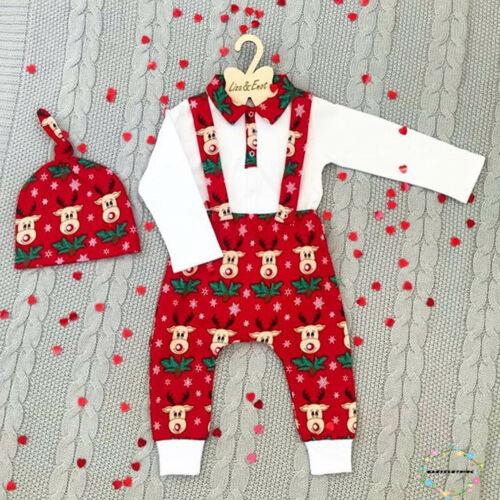 Bộ trang phục họa tiết Giáng Sinh xinh xắn dành cho bé