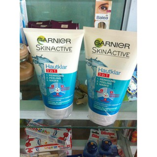 Sữa rửa mặt garnier shinactive hautklar 3 in1
