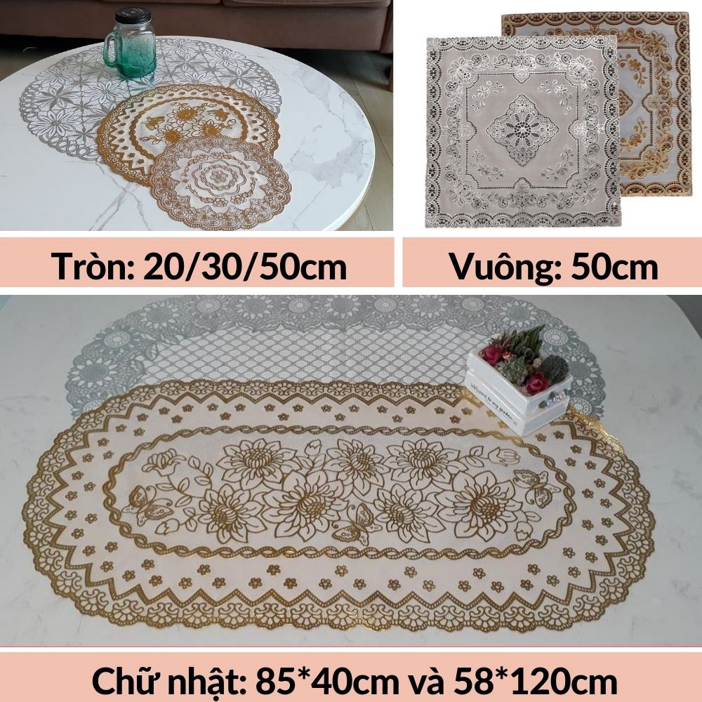 Khăn trải bàn chống nhàu chống bẩn hình Chữ nhật ❤Chọn thêm mẫu khác❤ | BigBuy360 - bigbuy360.vn