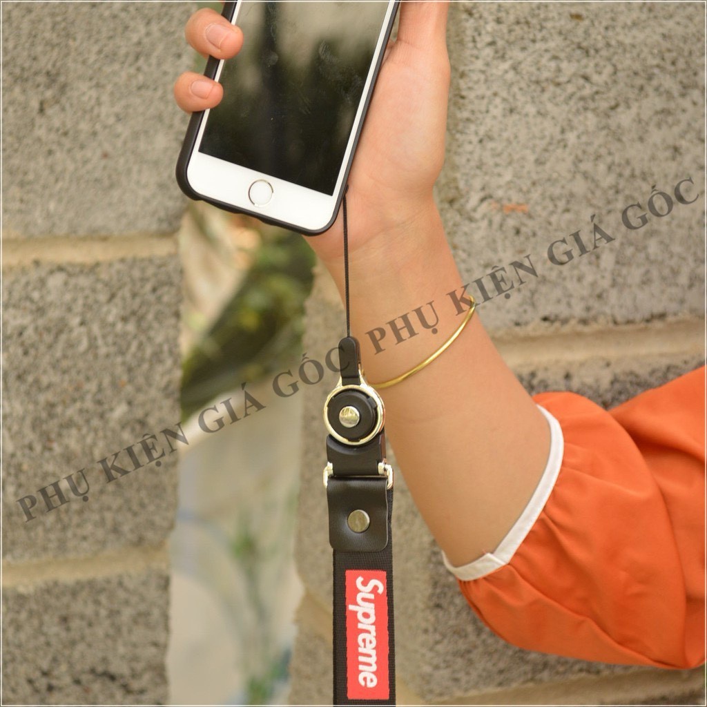 Dây Treo Điện Thoại Strap Dây Vải Và Đeo Thẻ Supreme Loại Dài cao cấp