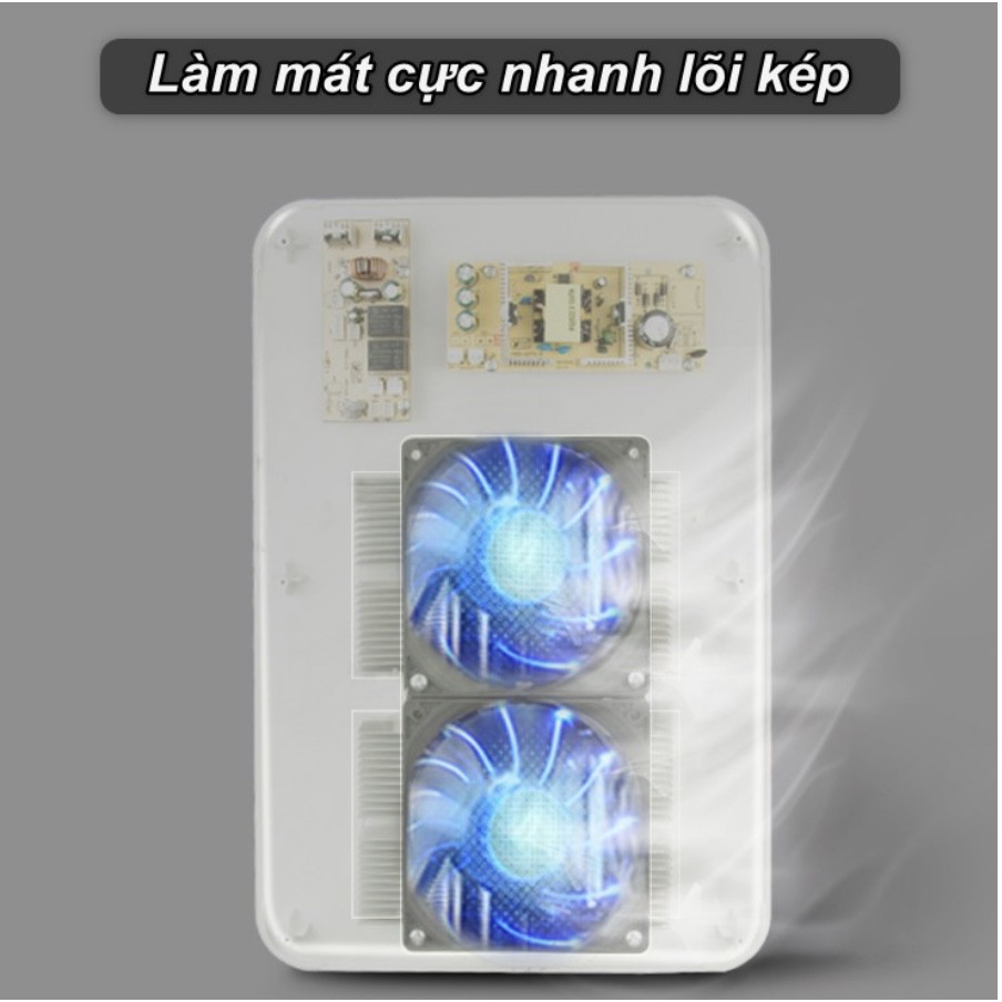 Tủ lạnh mini 20L có màn hình LCD điều chỉnh nhiệt độ nóng lạnh - HanruiOffical