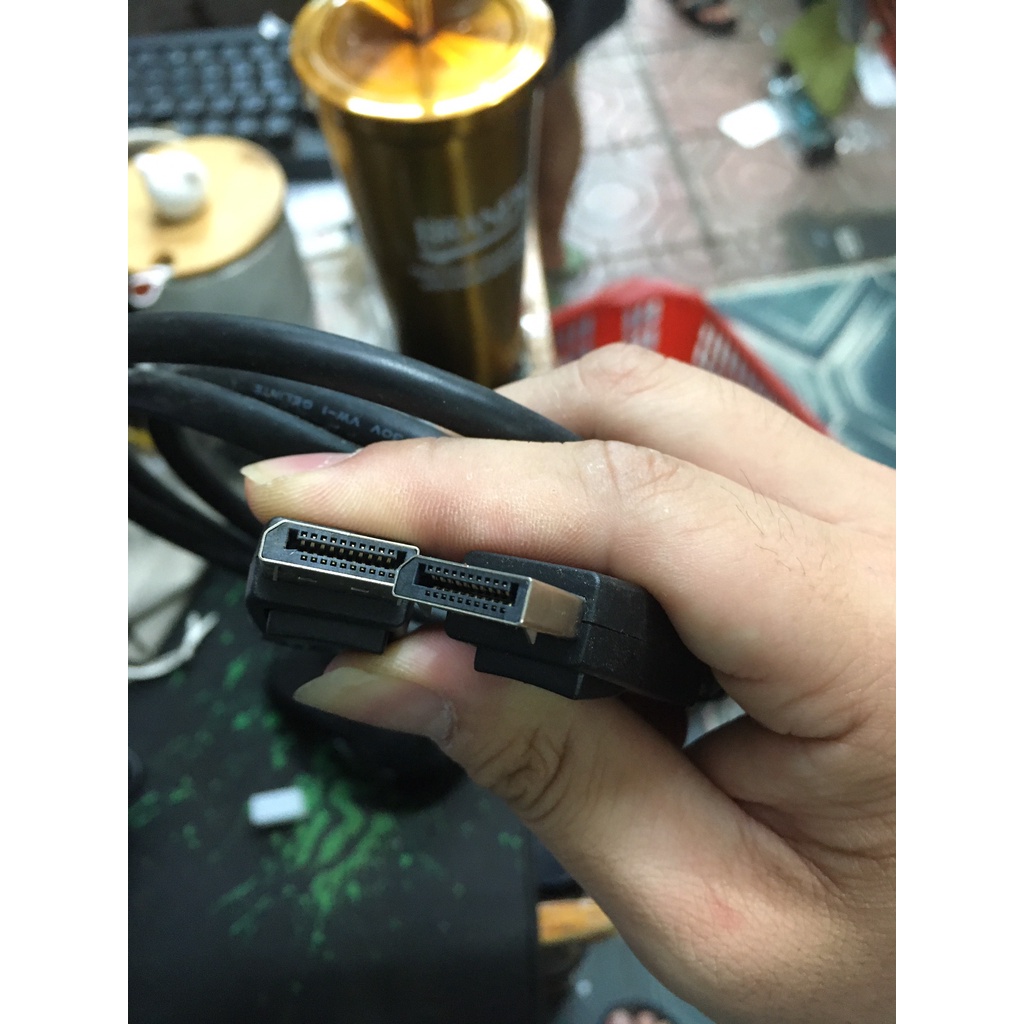 qua sử dụng Dây Cáp Displayport To Displayport Dài 1.5M - Hàng Zin Bóc Màn Hình