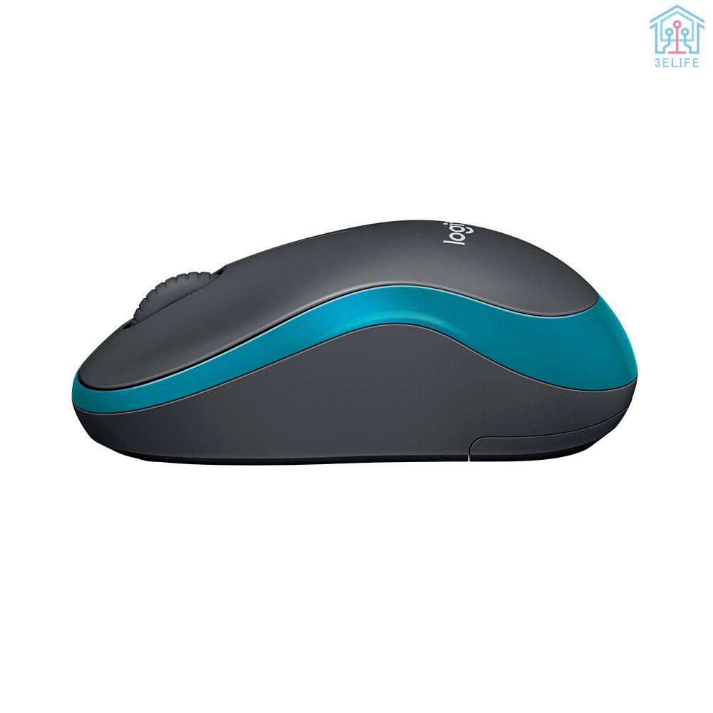 Chuột Không Dây Logitech M185 2.4g Màu Xanh Dương