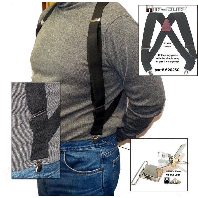 Dây đeo quần nam cao cấp, Dây đeo chéo holster Suspender ( màu ghi xám ) - Tien Nguyen