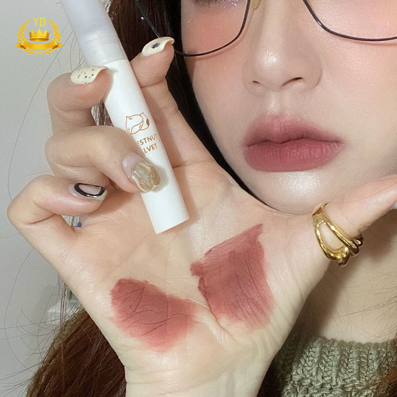 (Hàng Mới Về) Son Môi Trang Điểm Màu Nhung Mờ Dành Cho Nữ Sinh