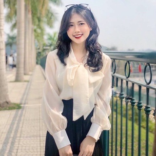 Áo nơ 2 lớp mặc Tết_m530