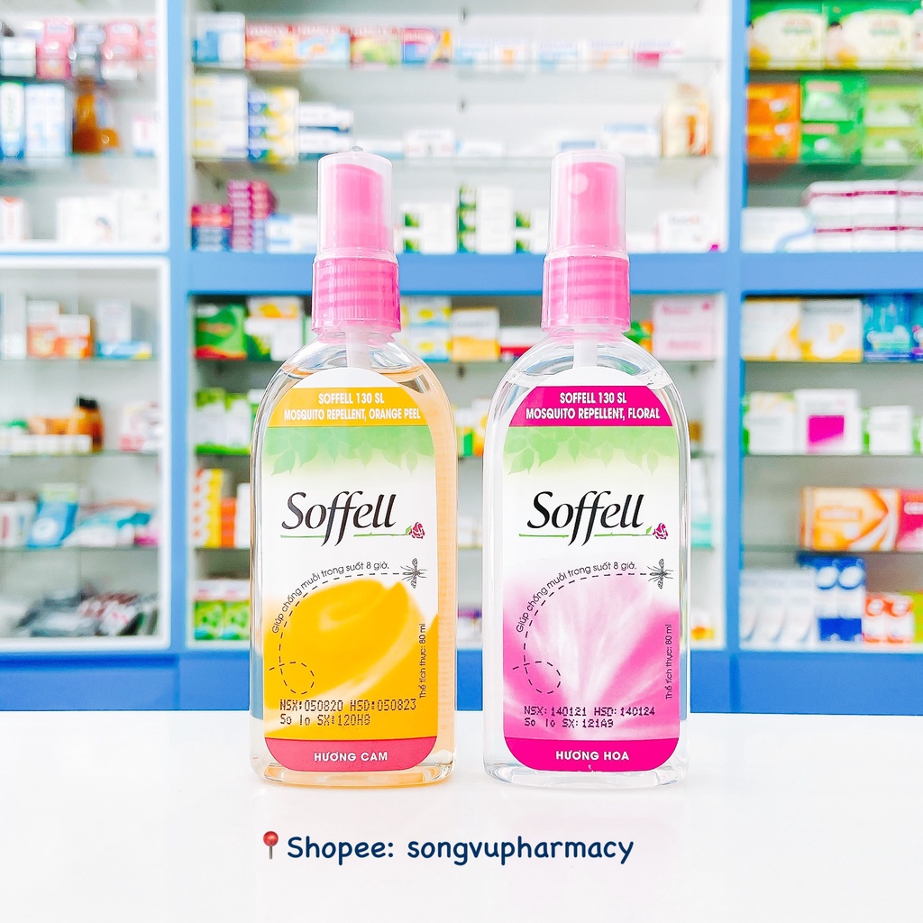 Kem chống muỗi Soffell Hương Hoa & Hương Cam