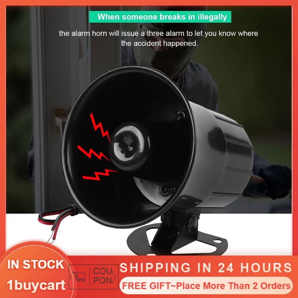 Chuông Báo Động Ngoài Trời Có Dây 12v Dc