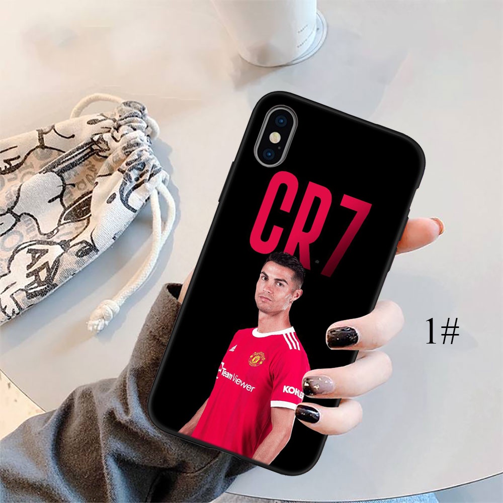 Ốp Điện Thoại Hình Cristiano Ronaldo Cho Iphone 5 5S 6 6S 7 8 11 Pro Max Plus SE XR IX38 CR7
