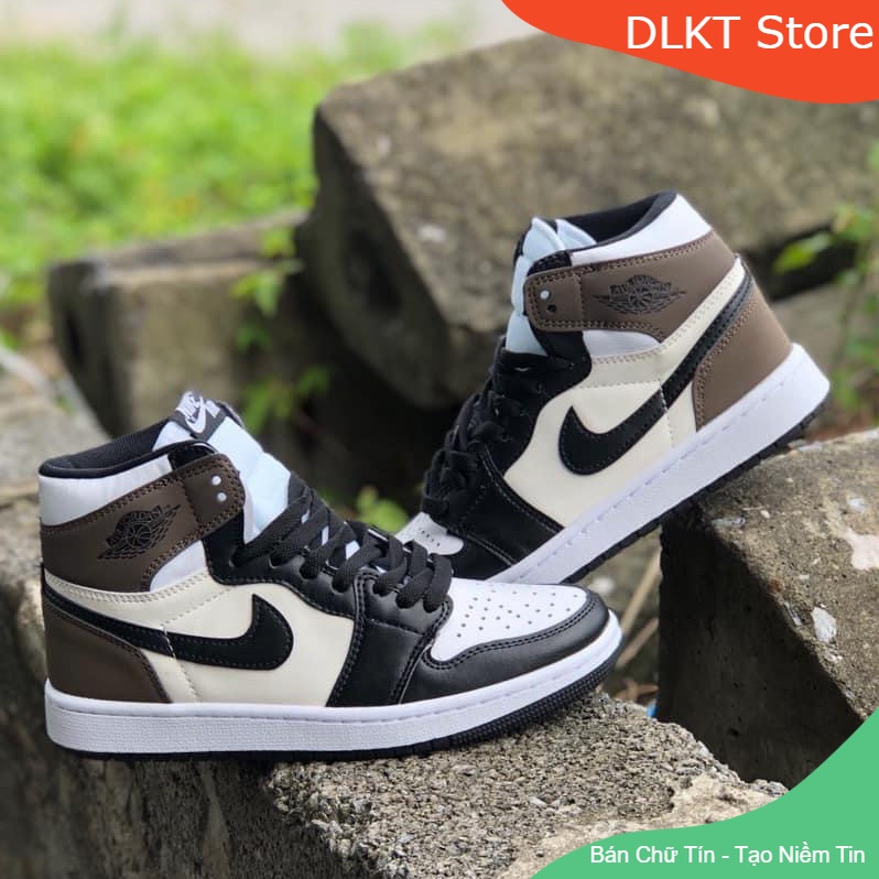 (SIÊU SALE) Jordan high M0cha cổ cao chuẩn nét full box bill freeship