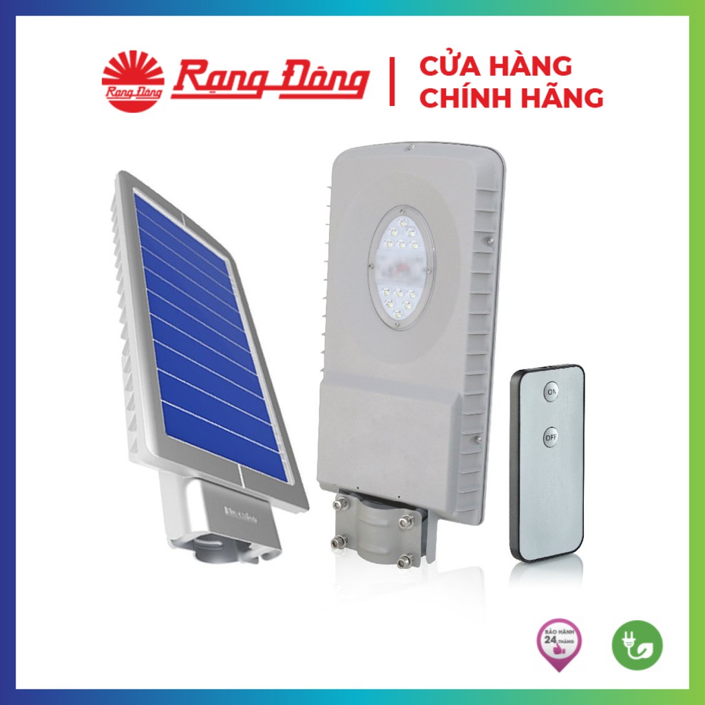 [Chính Hãng] Đèn đường năng lượng mặt trời chiếu sáng đường 15W Rạng Đông, độ bền cao, Model: CSD02.SL 15W