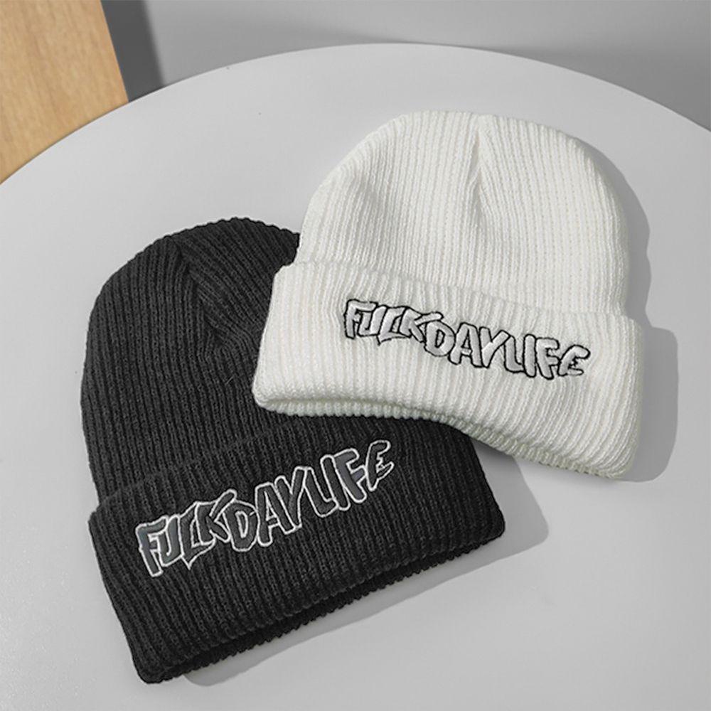 Mũ Beanie Dệt Kim Màu Trơn Dễ Thương 5 Màu Lựa Chọn Cho Bạn Gái