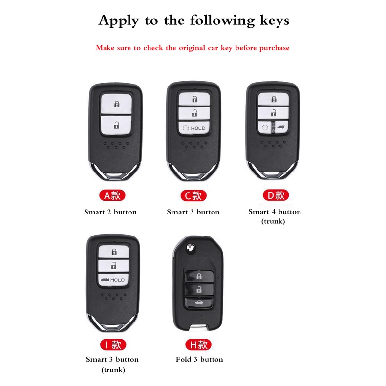 Vỏ bảo vệ chìa khóa cao cấp cho xe hơi Honda Civic crv Binzhi xrv Lingpai Yingshipai Hao Ying