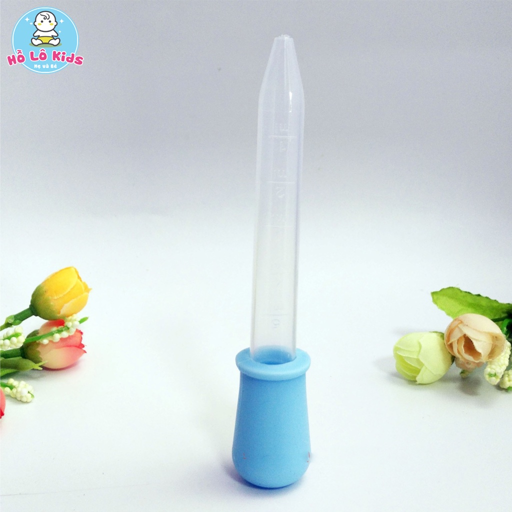 Dụng cụ uống thuốc nhỏ giọt ống hút chia vạch 5ml cho bé Hồ Lô Kids