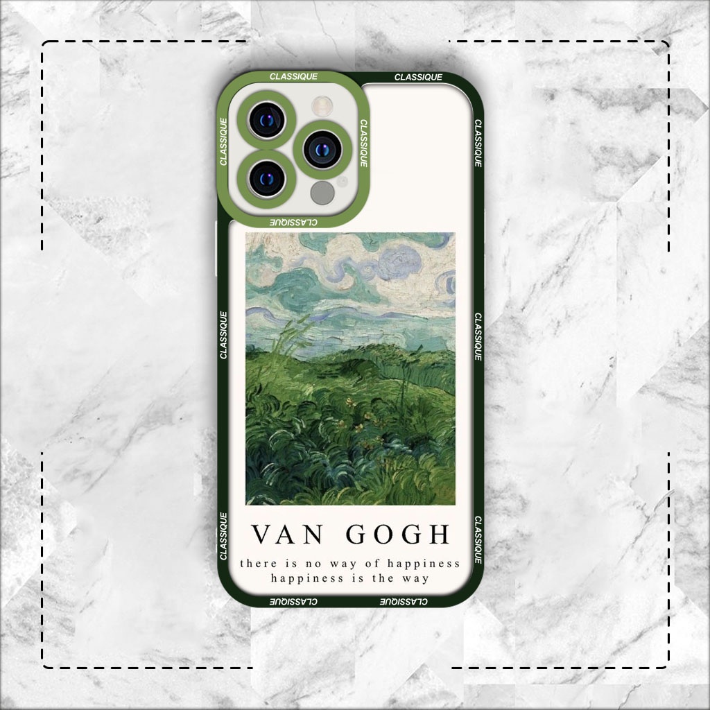 Ốp lưng iphone cạnh vuông JMCase Van Goghs Đồng Cỏ 6plus/6s/6splus/7/7plus/8/8plus/x/xs/11/12/pro/max/plus/promax