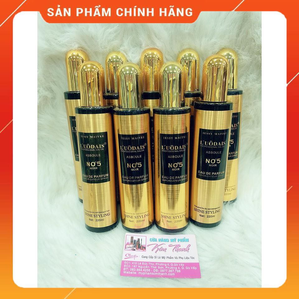 XỊT DƯỠNG TÓC HƯƠNG NƯỚC HOA No5