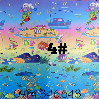 Tấm thảm xốp tranh hoạt hình 60x60cm dày 1cm