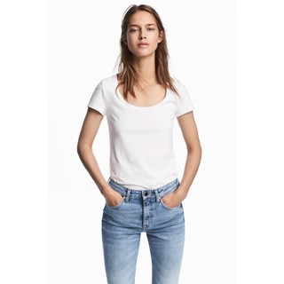 Áo thun trơn cổ tròn H&M