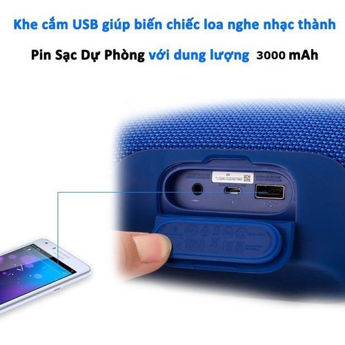 Loa Bluetooth Charge 3 Mini Cầm Tay ⚡️𝐀̂𝐌 𝐓𝐇𝐀𝐍𝐇 Đ𝐈̉𝐍𝐇⚡️ Vỏ Nhôm, Siêu Bền Và Êm Tai Có Hỗ Trợ Thẻ Nhớ Và USB