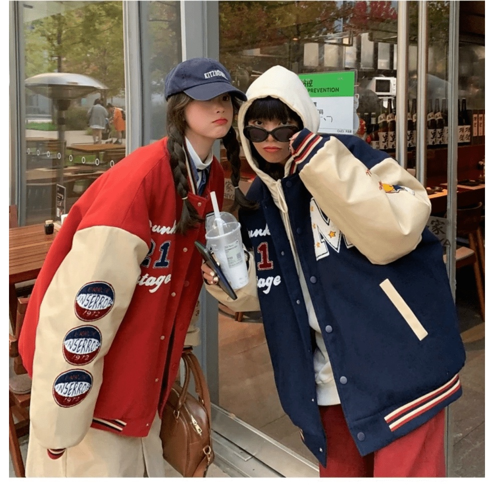 (FREE SHIP) ÁO KHOÁC BOMBER NAM NỮ HỌA TIẾT M TINH TẾ THỜI TRANG PHỐI HỌA  TIẾT CAO CẤP TK 2022