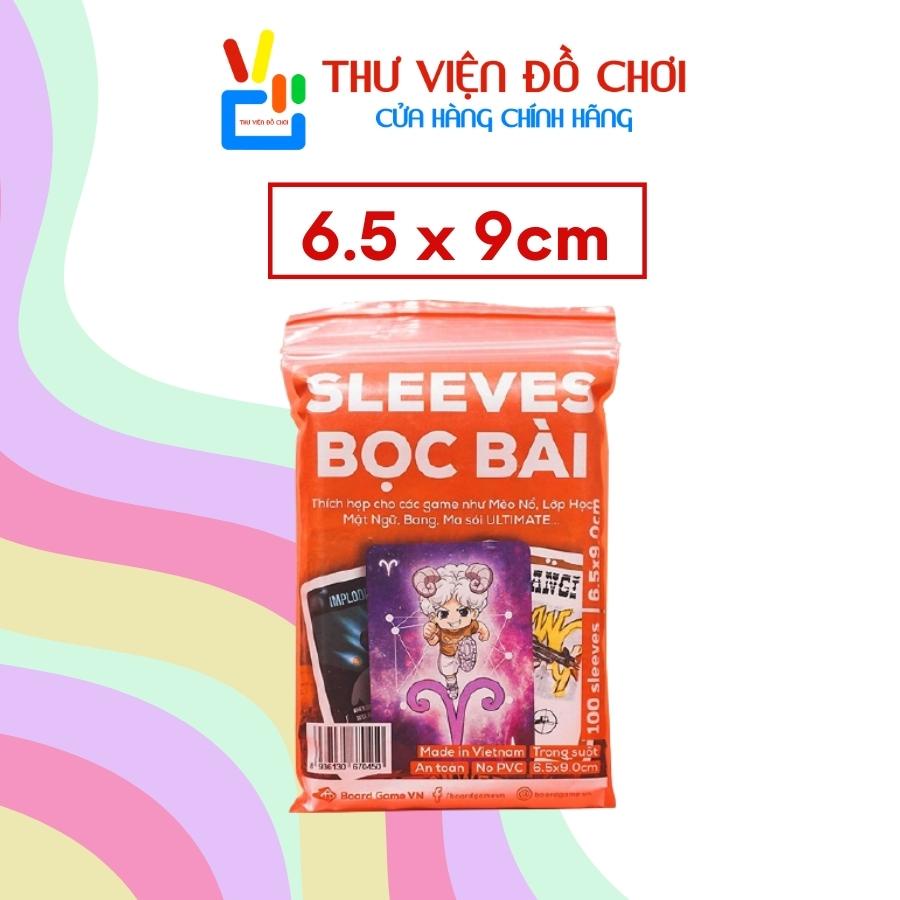 100 Sleeves bọc bảo vệ bài Cuộc Đua Sao Chổi - Size 6.5 x 9 cm - Thư Viện Đồ Chơi