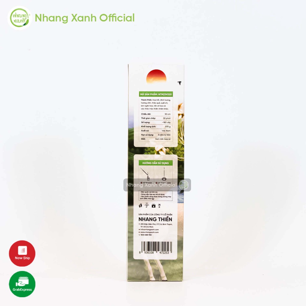Nhang Xanh Thảo Mộc Lộc Phát Hộp 200g - 🌳🌳 Hương thơm dịu nhẹ, tự nhiên 🌿🌱