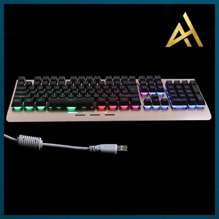 Bàn Phím Máy Vi Tính Laptop Chơi Game COOLERPLUS CPK-X8 Đèn LED 7 Màu - Bàn phím Cơ Keyboard Gaming Có Dây