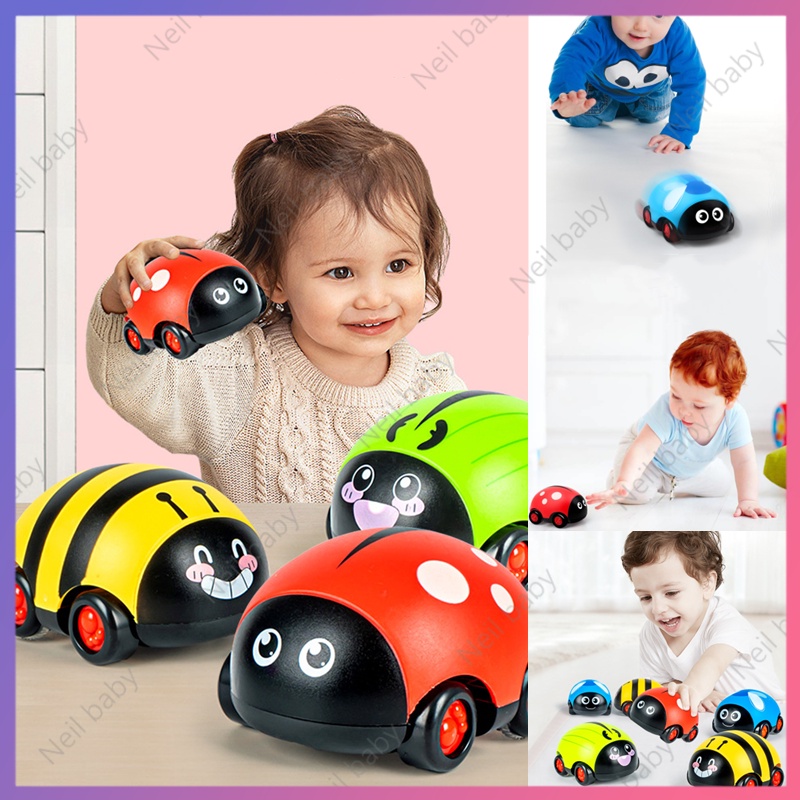 【Neil Baby】 xe đồ chơi xe đồ chơi ô tô quái xế xe mô hình xe đô chơi cho bé đồ chơi xe Đồ Chơi Xe Kéo Lùi Xe Kéo Lùi Xe Bọ Cánh Cứng Hai Chiều Có Đèn Flash Hình Xe Hơi Hoạt Hình Dành Cho Trẻ Em