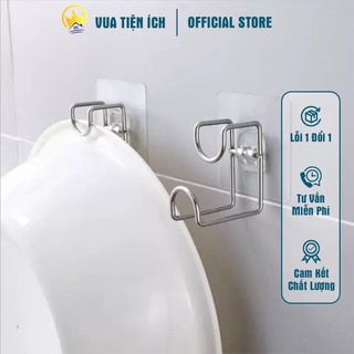 Móc treo thau chậu, đồ, khăn dán tường nhà tắm chịu lực siêu chắc siêu bền inox 304 đa năng