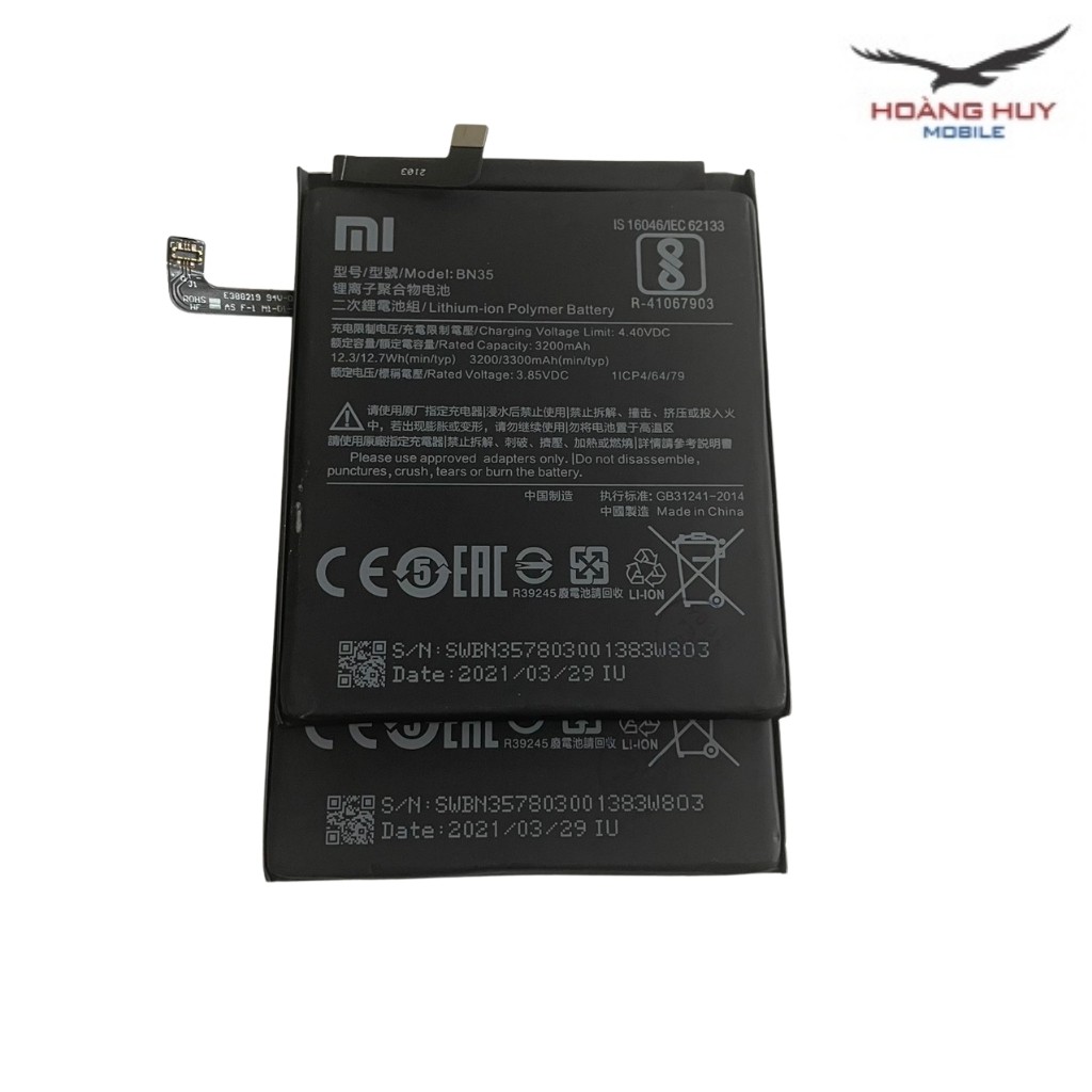 Pin Xiaomi Redmi 5 BN35 Dung Lượng 3300mAh Hàng Zin Nhập Khẩu Bảo Hành 6 Tháng 1 Đổi 1
