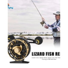 Sale 70% Ròng rọc câu cá biển Lizard 6+1BB 3.6:1, right Giá gốc 450,000 đ - 7F28