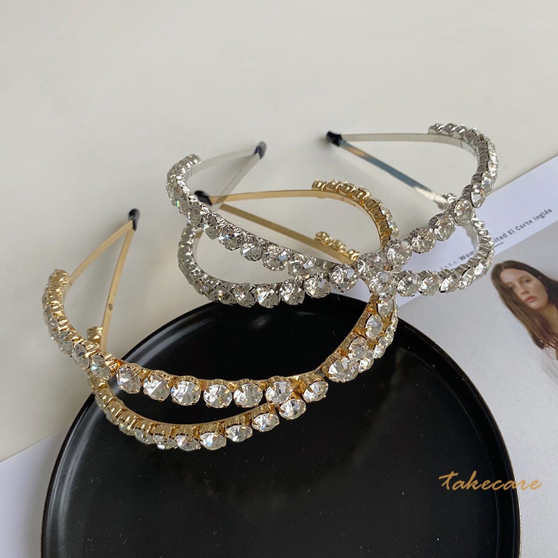 Cài tóc đính đá lấp lánh thời trang cho nữ 15cm