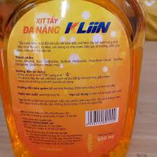 Nước tẩy đa năng Kliin 650g