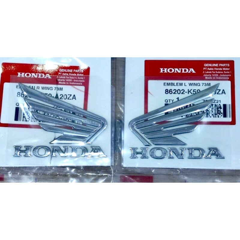 Tem chữ Vario 150, tem chữ Honda cánh chim Vario 125  nhập khẩu Indonesia