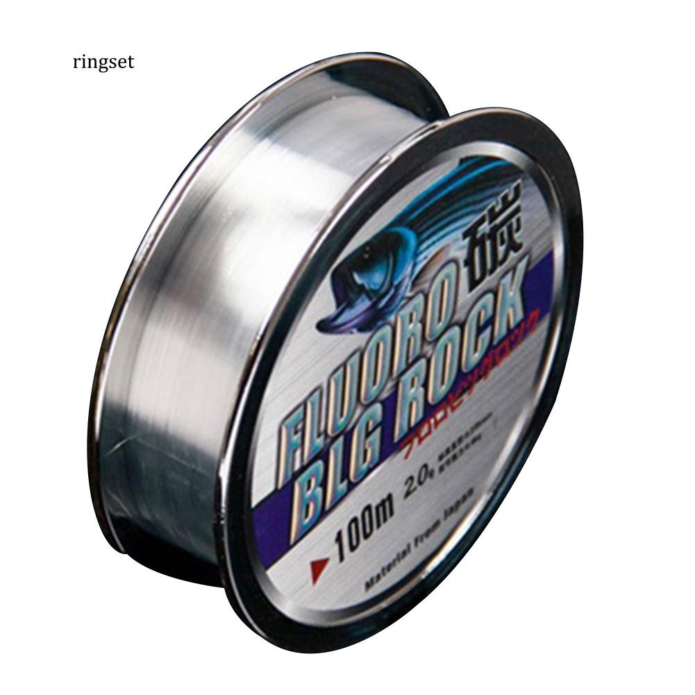 Dây câu cá sợi Fluorocarbon 100M siêu mạnh 0.104 - 0.552 mm
