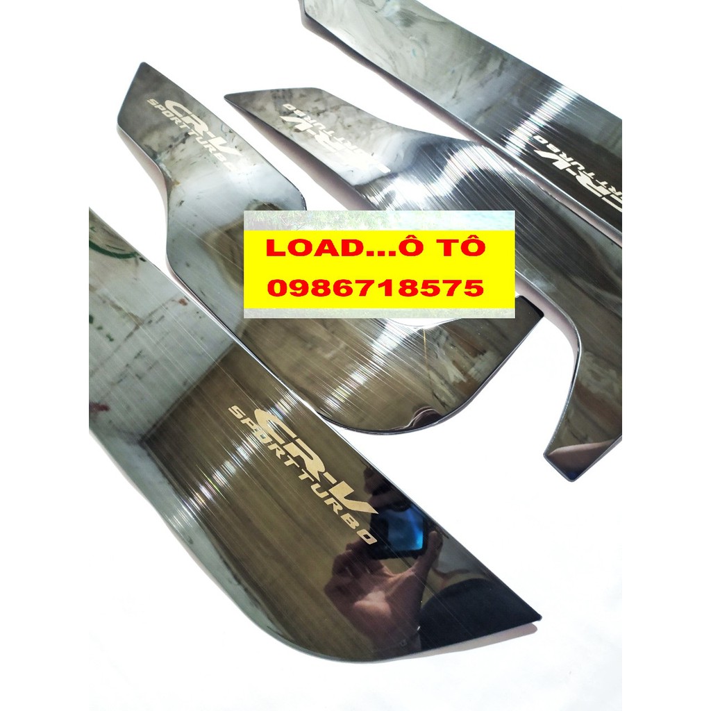 Bộ Ốp Tapli Cánh Cửa Và Ốp Màng Loa Honda CRV 2022-2018 Mẫu Titan Cao Cấp