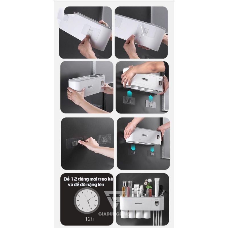 Kệ cắm chải, kệ để đồ nhà tắm OENON  đa năng hàng nhập khẩu