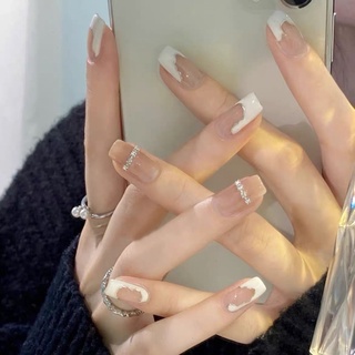Nailbox ,10 móng úp thiết kế đính đá.