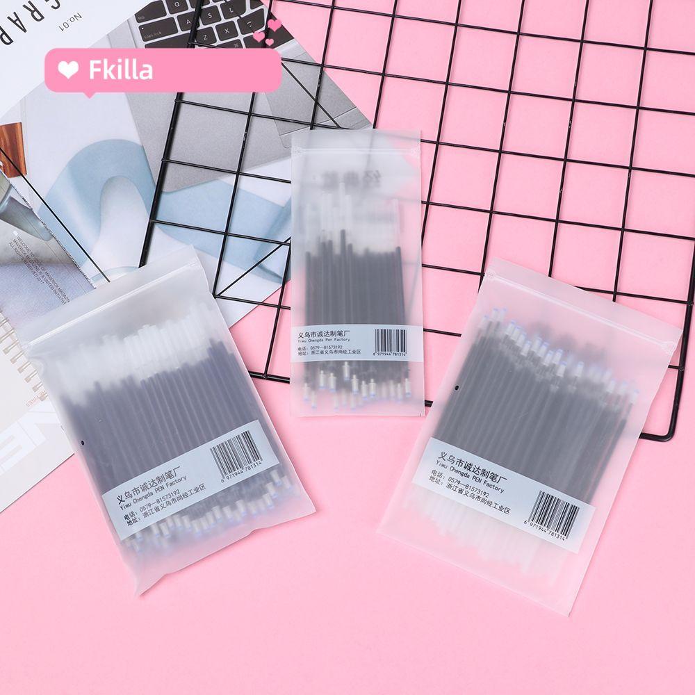 0.5mm 20/50/100 cái / túi Gel Bút Refill Văn phòng Que Chữ ký Màu đỏ Màu xanh Đen Mực Refill Văn phòng Trường học Văn phòng phẩm Đồ dùng viết
