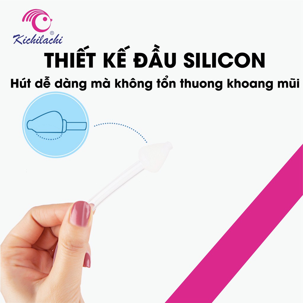 Dụng cụ hút mũi dây Hình Nấm Kichilachi cho bé - KICHI KC