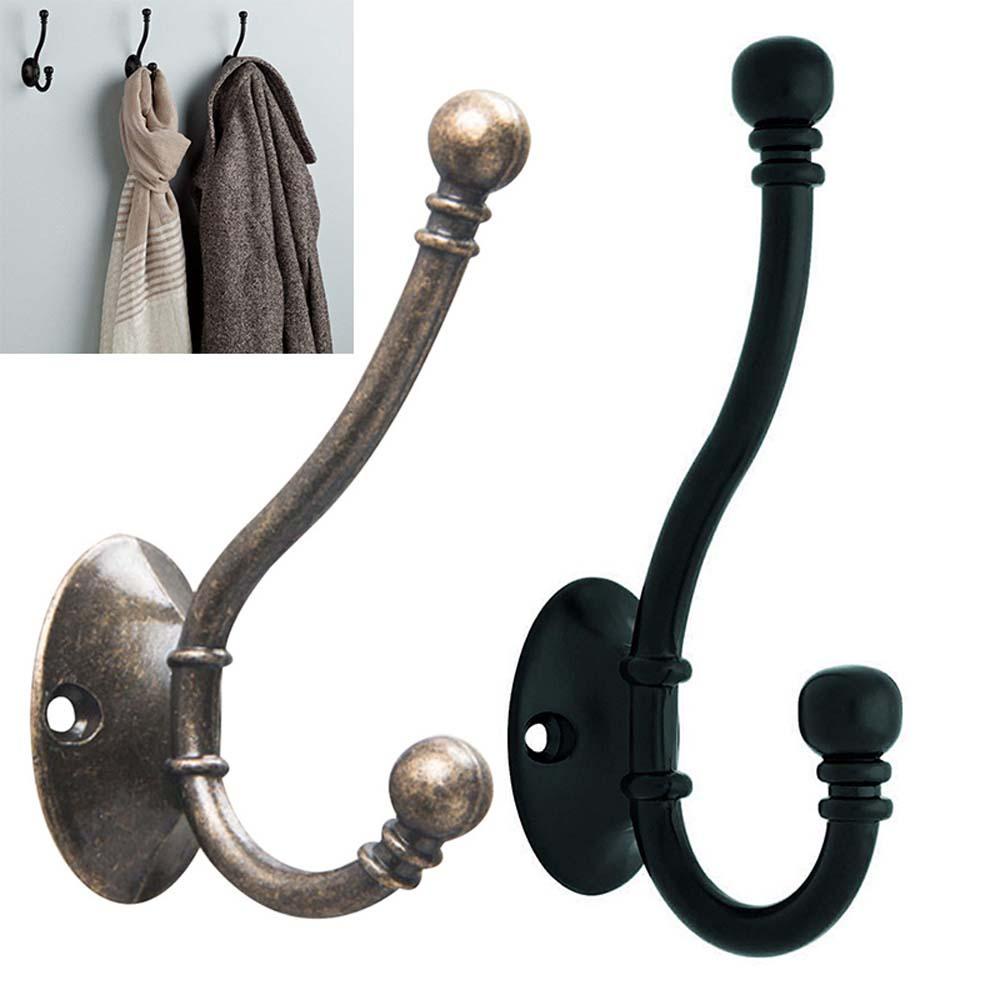 Móc Treo Khăn Choàng / Áo Khoác Bằng Kim Loại Màu Đồng Gắn Tường / Cửa Ra Vào Chống Gỉ Sét
