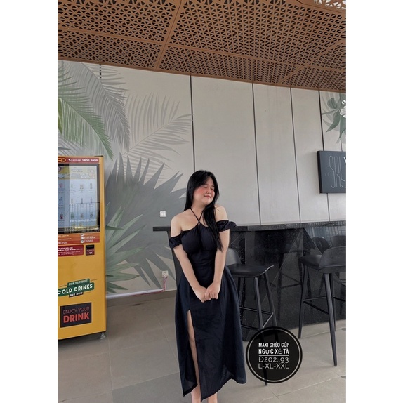 Đầm bigsize Maxi biển sexy siêu dể thương 65-85kgẢnh số 2-4-5Mẫu bigsize mặc